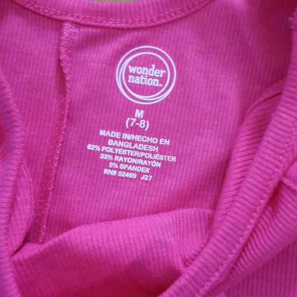 Bundle of 3 girls sz M 7-8 tank tops - Picture 6 of 8